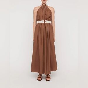 Scanlan Theodore Cotton Strapping Dress Size 10 NWT